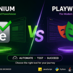 Comparison chart showing the key differences between Playwright and Selenium browser automation tools.